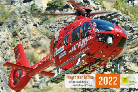 É uscito il nuovo calendario per l’anno 2022 del progetto “Solidarietà degli elisoccorritori” dell’Elisoccorso Provinciale di Bolzano.