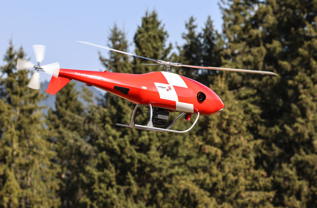 Drone Rega in volo quando l’elicottero di ricerca è costretto a terra