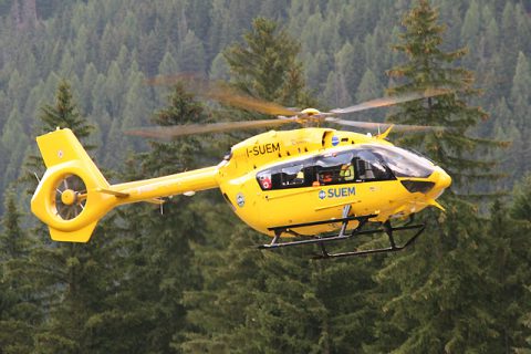 Un secondo elicottero per il soccorso nelle dolomiti bellunesi